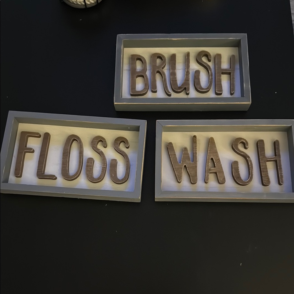 Bathroom Wall Decor Set
